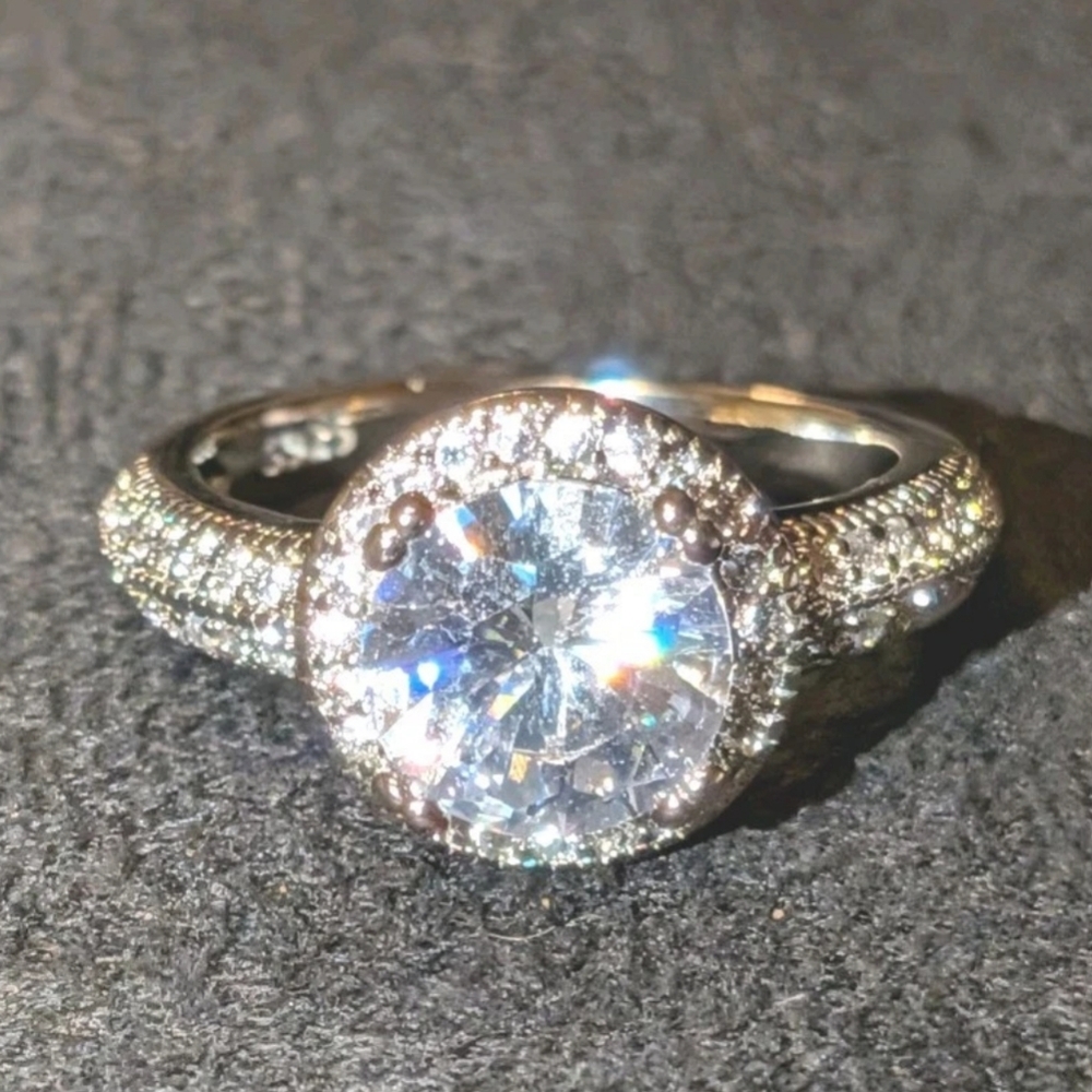 Stunning 3 Ct  Cushion Lab Created Diamond 925 Silver Ring For Men/Women Sz 6 - Picture 6 of 17